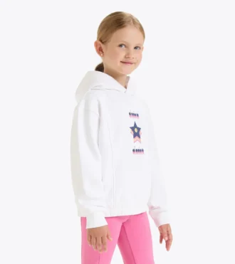Jg. Sweat à capuche Sweat à capuche Logo – Coupe confortable – Fille