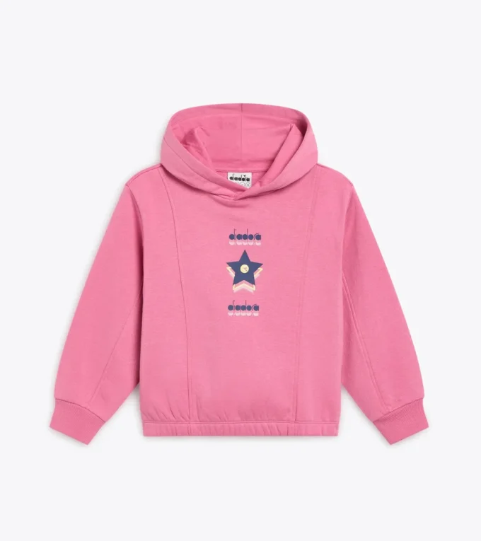 Jg. Sweat à capuche Sweat à capuche Logo – Coupe confortable – Fille