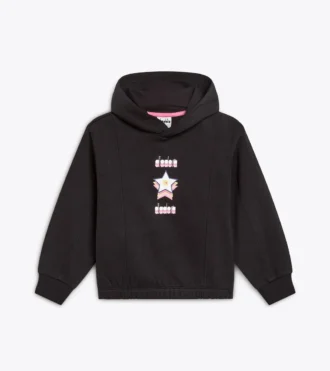Jg. Sweat à capuche Sweat à capuche Logo – Coupe confortable – Fille