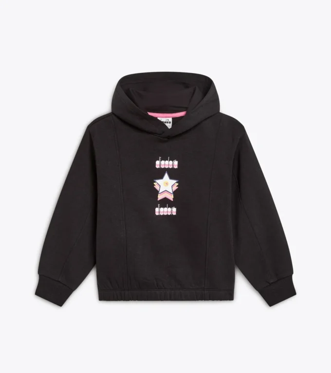 Jg. Sweat à capuche Sweat à capuche Logo – Coupe confortable – Fille