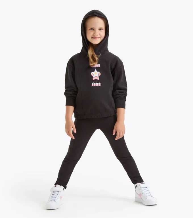 Jg. Sweat à capuche Sweat à capuche Logo – Coupe confortable – Fille