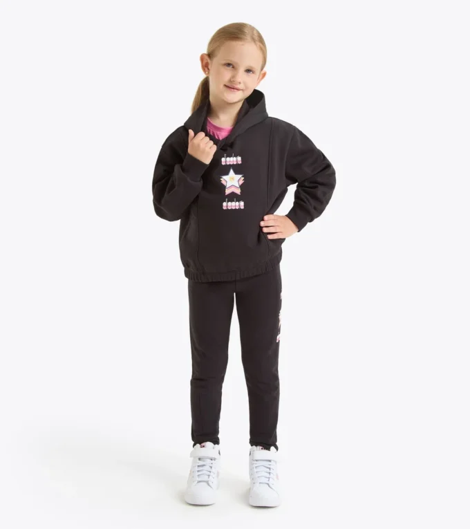 Jg. Sweat à capuche Sweat à capuche Logo – Coupe confortable – Fille