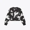 Jg. Sweatshirt Crop Aop Sweat-shirt court – Fille