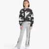 Jg. Sweatshirt Crop Aop Sweat-shirt court – Fille