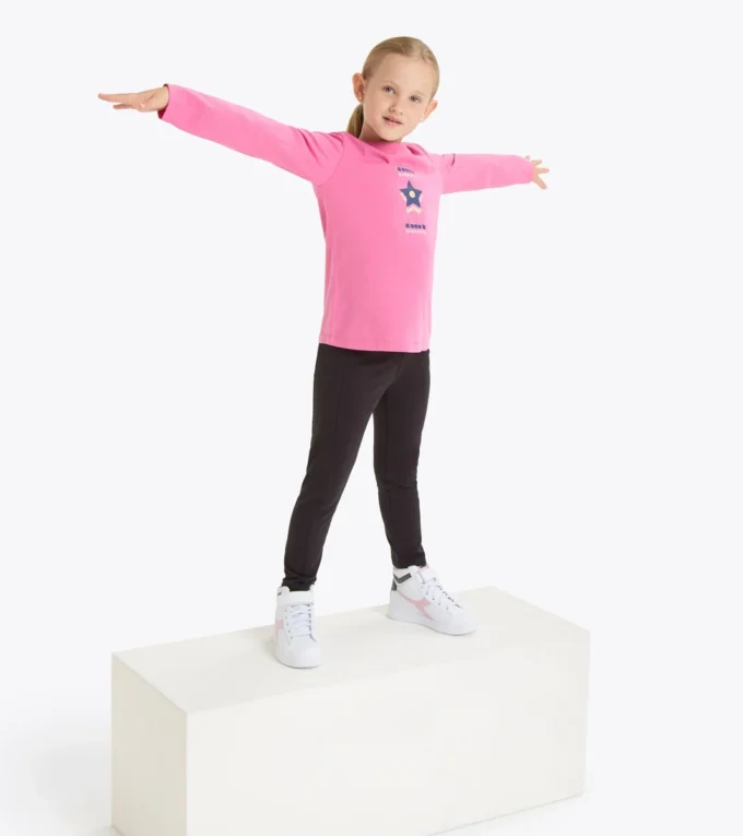 Jg. T-Shirt Ls Logo T-shirt à manches longues – Fille