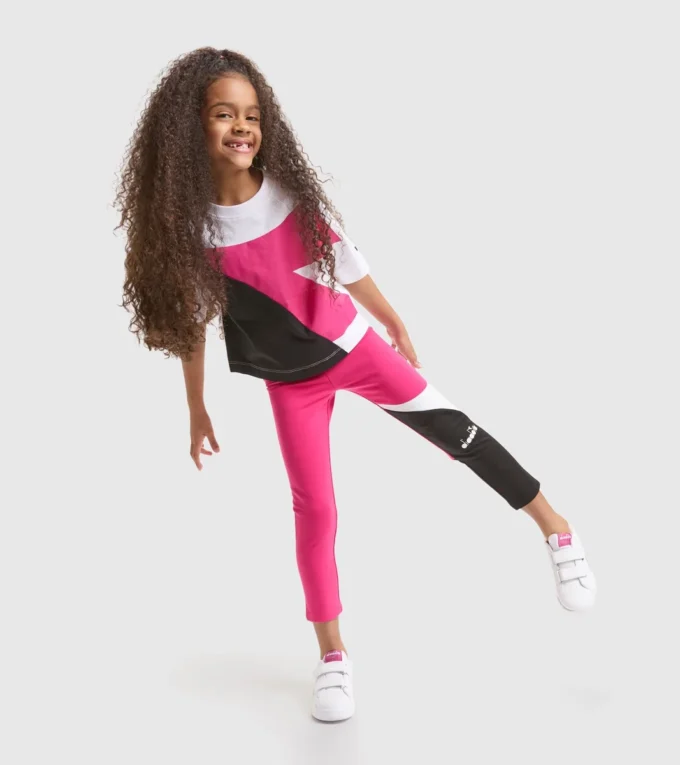 Jg.T-Shirt Ss Power Logo T-shirt de sport en coton – Filles Jg.T-Shirt Ss Power Logo T-shirt de sport en coton – Filles