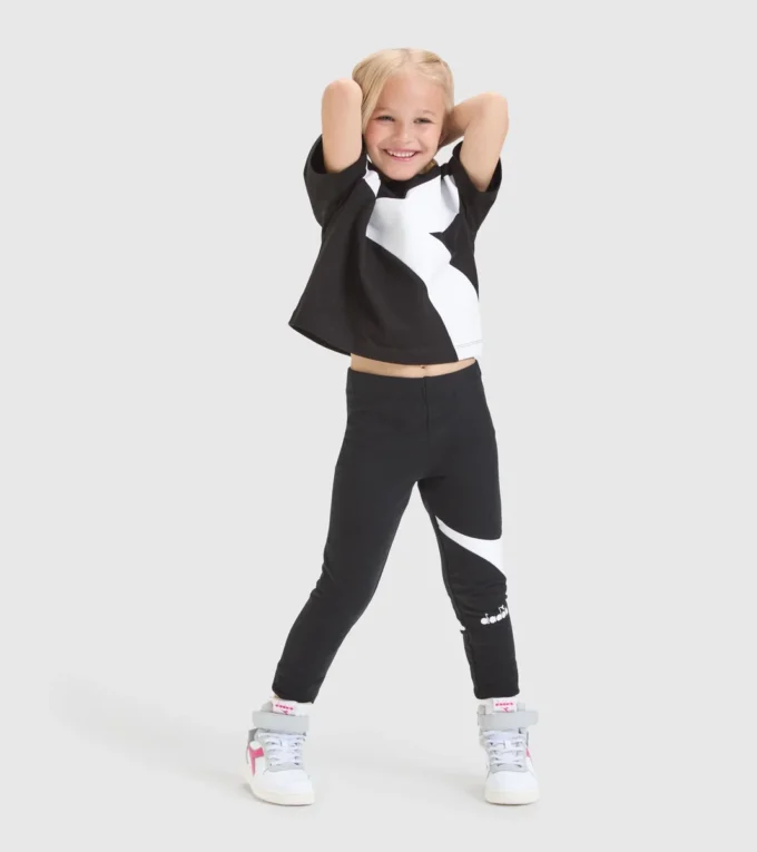 Jg.T-Shirt Ss Power Logo T-shirt de sport en coton – Filles Jg.T-Shirt Ss Power Logo T-shirt de sport en coton – Filles