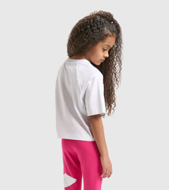 Jg.T-Shirt Ss Power Logo T-shirt de sport en coton – Filles Jg.T-Shirt Ss Power Logo T-shirt de sport en coton – Filles