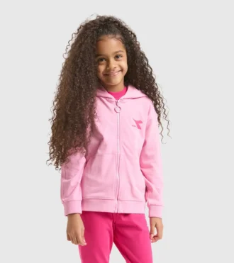 Ju. Hoodie Fz Rainbow Sweat-shirt de sport junior en coton – Unisexe