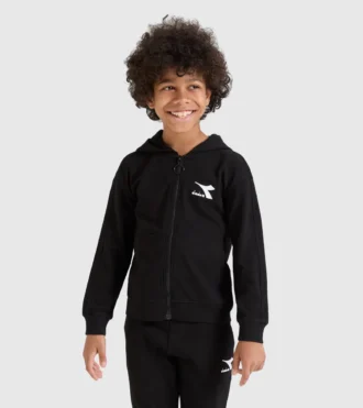 Ju. Hoodie Fz Rainbow Sweat-shirt de sport junior en coton – Unisexe