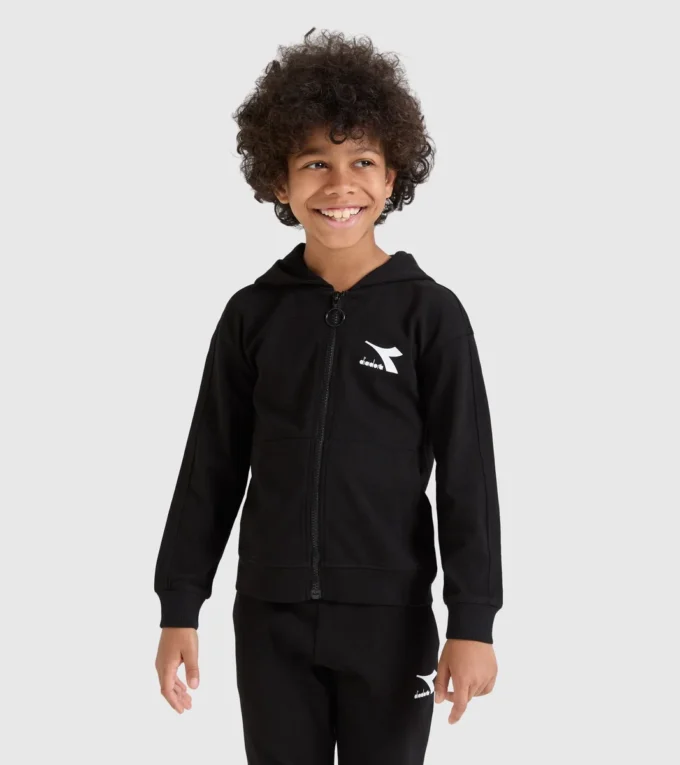 Ju. Hoodie Fz Rainbow Sweat-shirt de sport junior en coton – Unisexe Ju. Hoodie Fz Rainbow Sweat-shirt de sport junior en coton – Unisexe