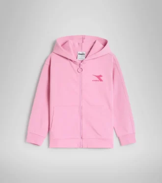 Ju. Hoodie Fz Rainbow Sweat-shirt de sport junior en coton – Unisexe