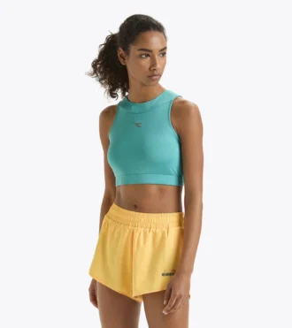 L. Crop Top Run Haut de course ajusté