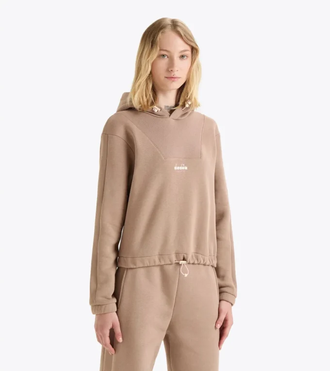 L. Hoodie Athl. Logo Sweat à capuche en molleton avec coupe ajustable