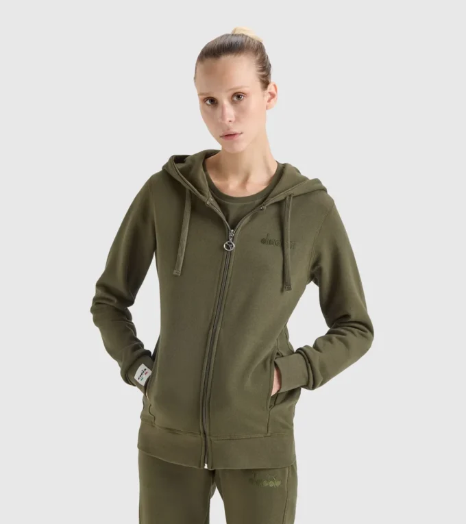 L. Hoodie Fz Mii Sweat à capuche – Fabriqué en Italie L. Hoodie Fz Mii Sweat à capuche – Fabriqué en Italie