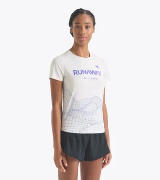 L. Super Light Ss T-Shirt Runaway T-shirt de course Runaway – Tissu léger