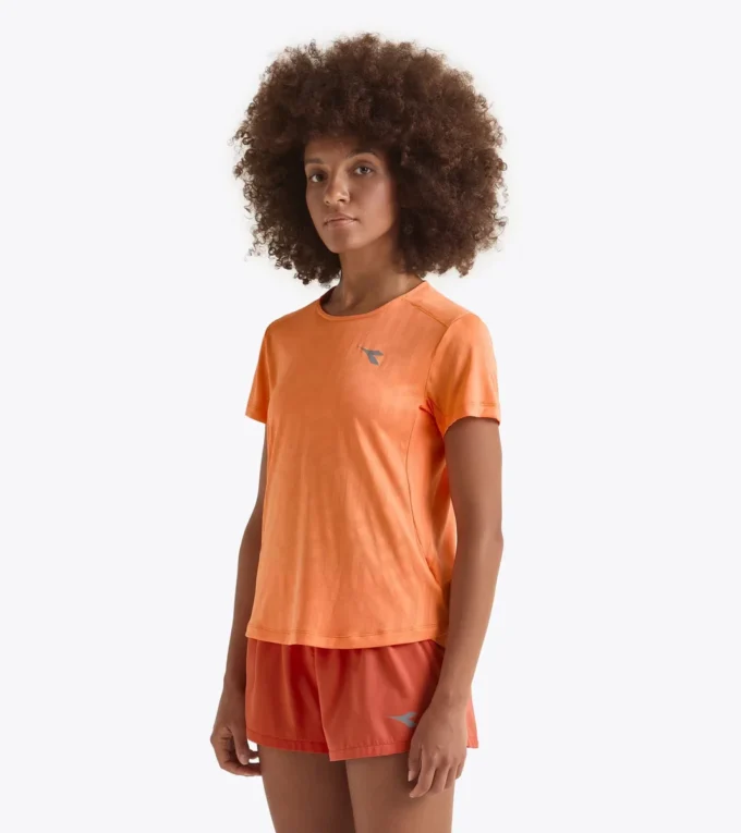 L. Super Light Ss T-Shirt T-shirt de course – Tissu léger Coolcore