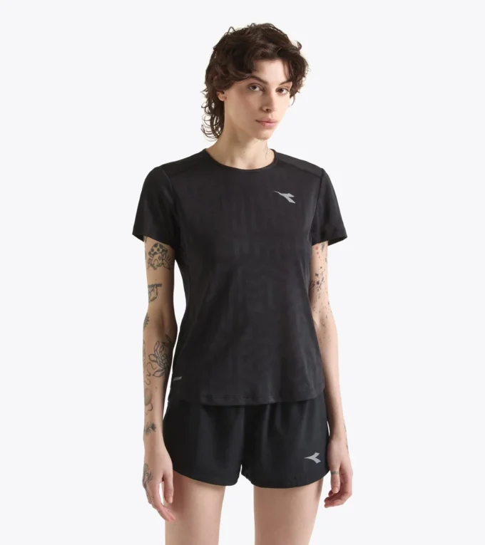 L. Super Light Ss T-Shirt T-shirt de course – Tissu léger Coolcore