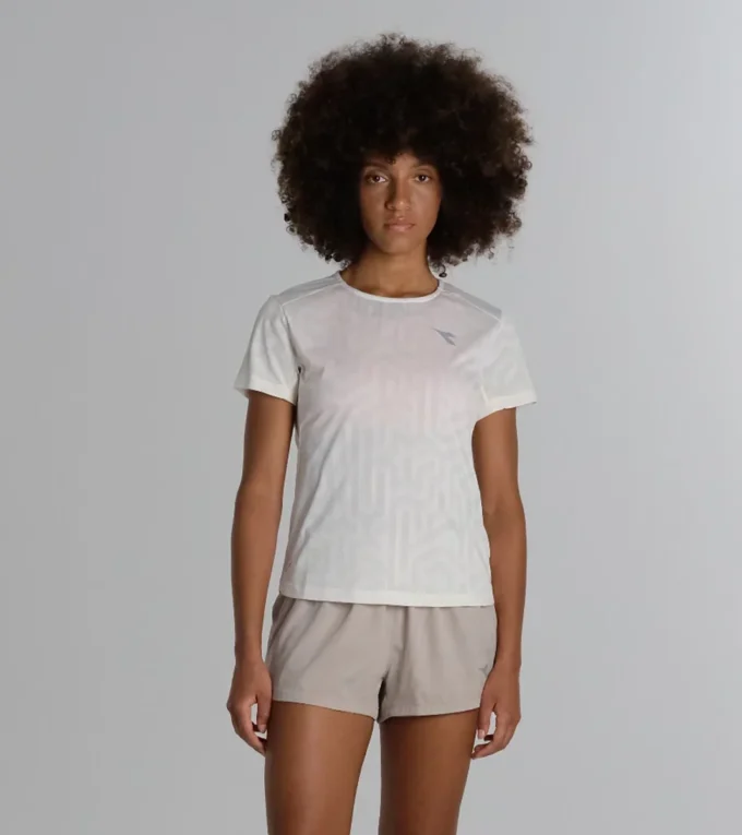 L. Super Light Ss T-Shirt T-shirt de course – Tissu léger Coolcore