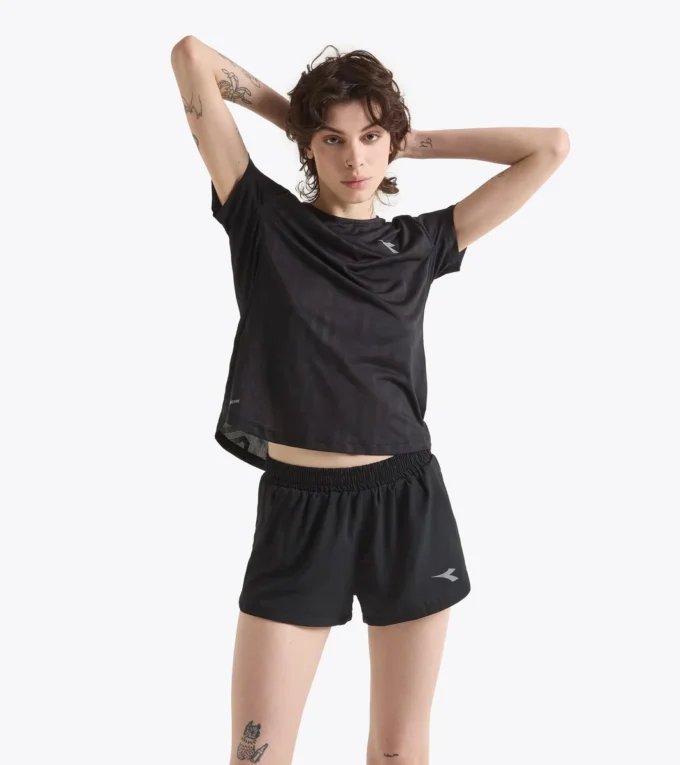 L. Super Light Ss T-Shirt T-shirt de course – Tissu léger Coolcore