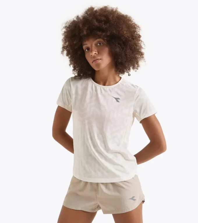 L. Super Light Ss T-Shirt T-shirt de course – Tissu léger Coolcore