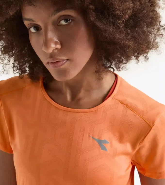L. Super Light Ss T-Shirt T-shirt de course – Tissu léger Coolcore