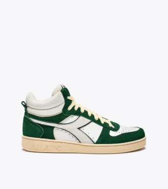 Magic Basket Demi Cut Suede Leather Baskets sportives