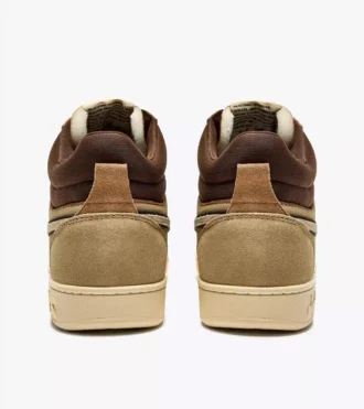 Magic Basket Demi Cut Suede Leather Baskets sportives