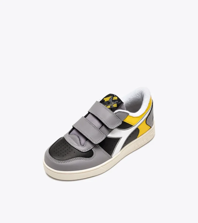 Magic Basket Low Ps Batman Baskets de sport – Garçons – 4 à 8 ans