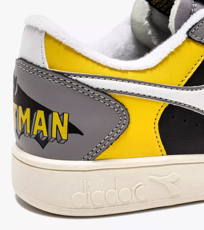 Magic Basket Low Ps Batman Baskets de sport – Garçons – 4 à 8 ans