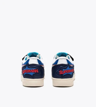 Magic Basket Low Ps Superman Baskets de sport – Garçons – 4 à 8 ans