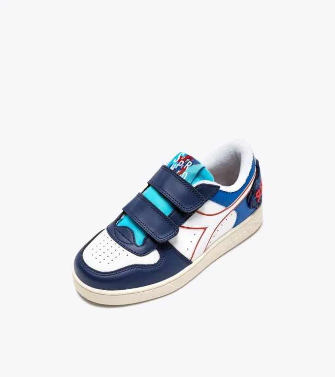 Magic Basket Low Ps Superman Baskets de sport – Garçons – 4 à 8 ans