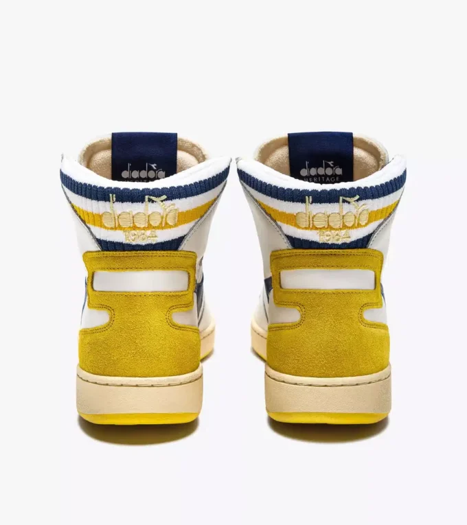 Mi Basket Forty Knit Italia Heritage en cuir Mi Basket Forty Knit Italia Heritage en cuir