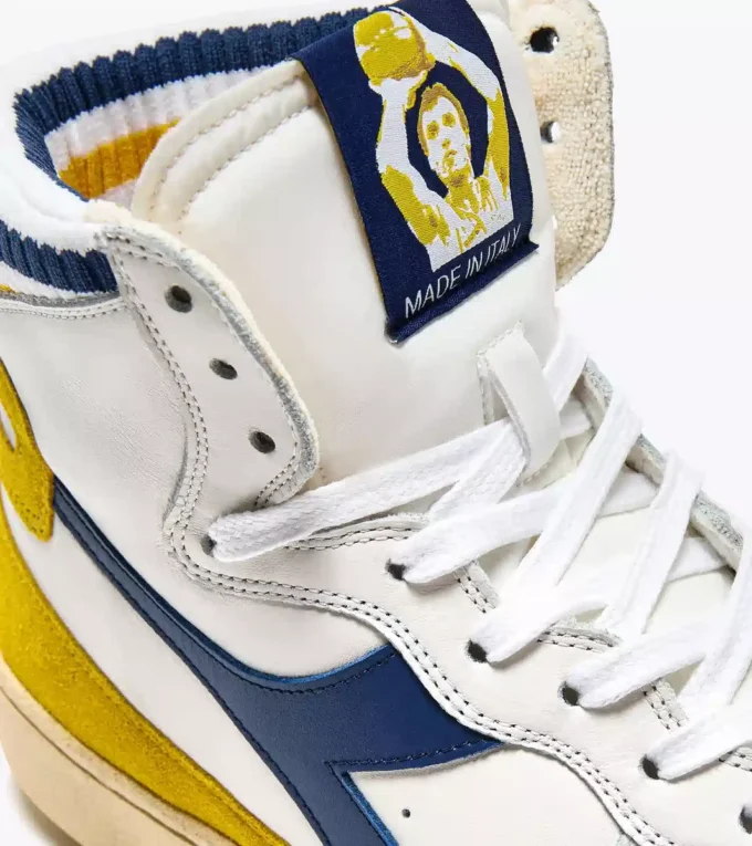 Mi Basket Forty Knit Italia Heritage en cuir Mi Basket Forty Knit Italia Heritage en cuir