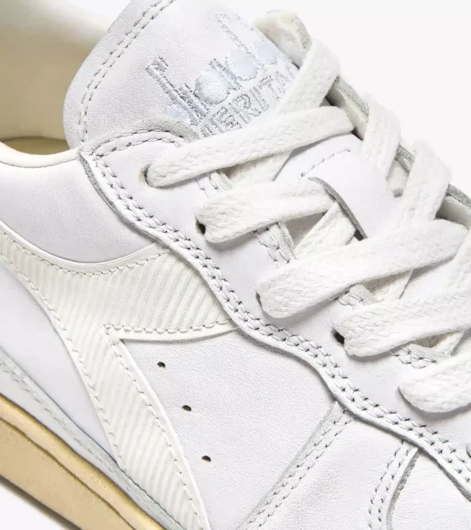 Mi Basket Low Used Heritage baskets en cuir Mi Basket Low Used Heritage baskets en cuir