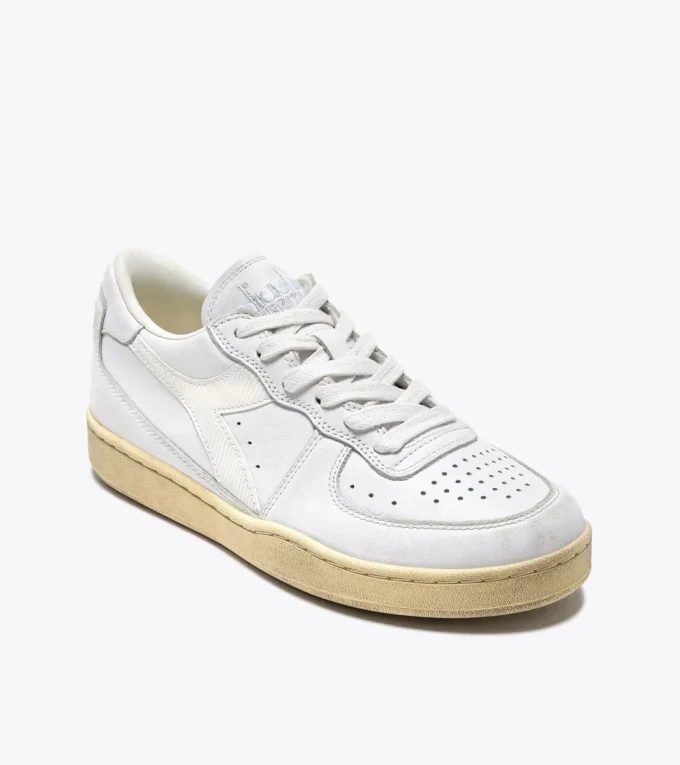 Mi Basket Low Used Heritage baskets en cuir Mi Basket Low Used Heritage baskets en cuir