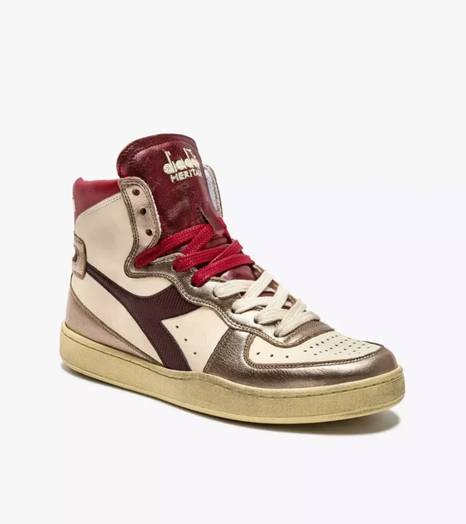 Mi Basket Metal Mix Used Chaussure Heritage – Unisexe Mi Basket Metal Mix Used Chaussure Heritage – Unisexe
