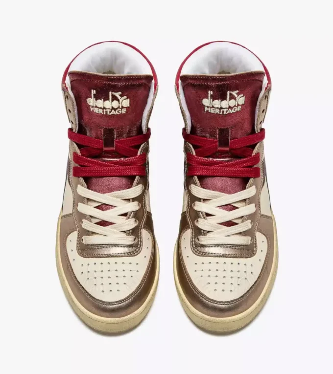 Mi Basket Metal Mix Used Chaussure Heritage – Unisexe Mi Basket Metal Mix Used Chaussure Heritage – Unisexe