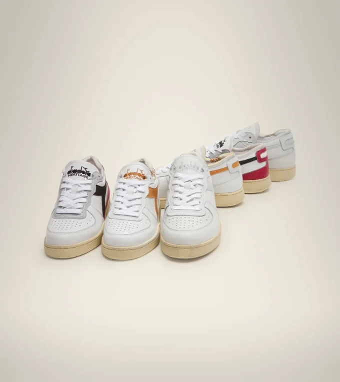 Mi Basket Row Cut Heritage shoe – Unisexe Mi Basket Row Cut Heritage shoe – Unisexe