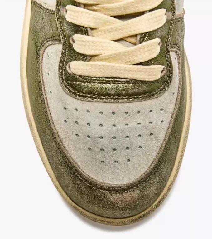 Mi Basket Row Cut Metal Pigskin Used Wn Heritage shoe Mi Basket Row Cut Metal Pigskin Used Wn Heritage shoe