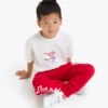 Pantalon de jogging Jb. Pantalon de survêtement avec logo – Coupe confortable – Garçon