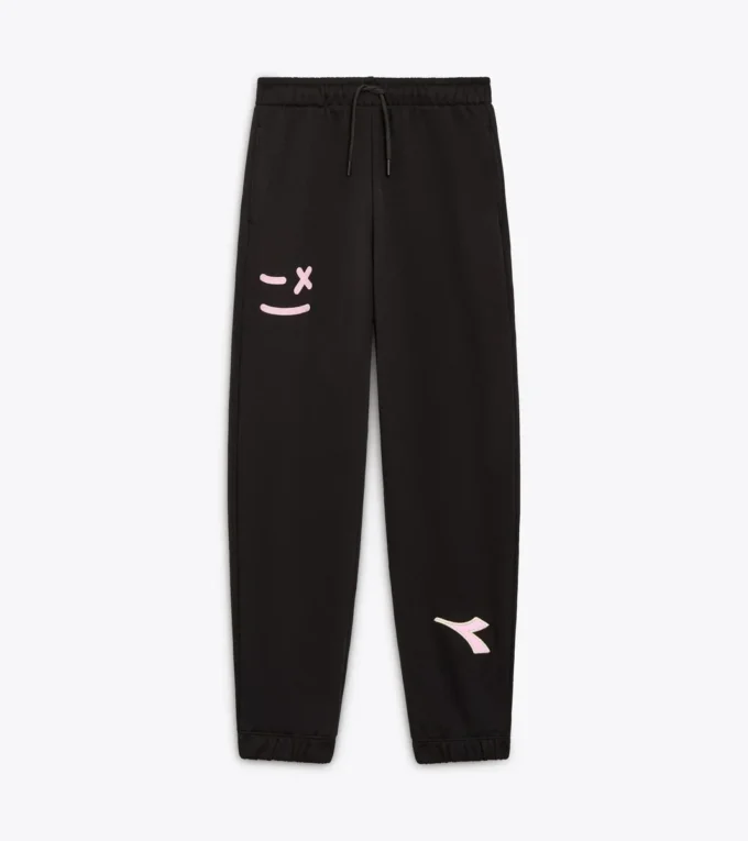 Pantalon de jogging Pink Smile – Confort et ajustement – Fille Pantalon de jogging Pink Smile – Confort et ajustement – Fille