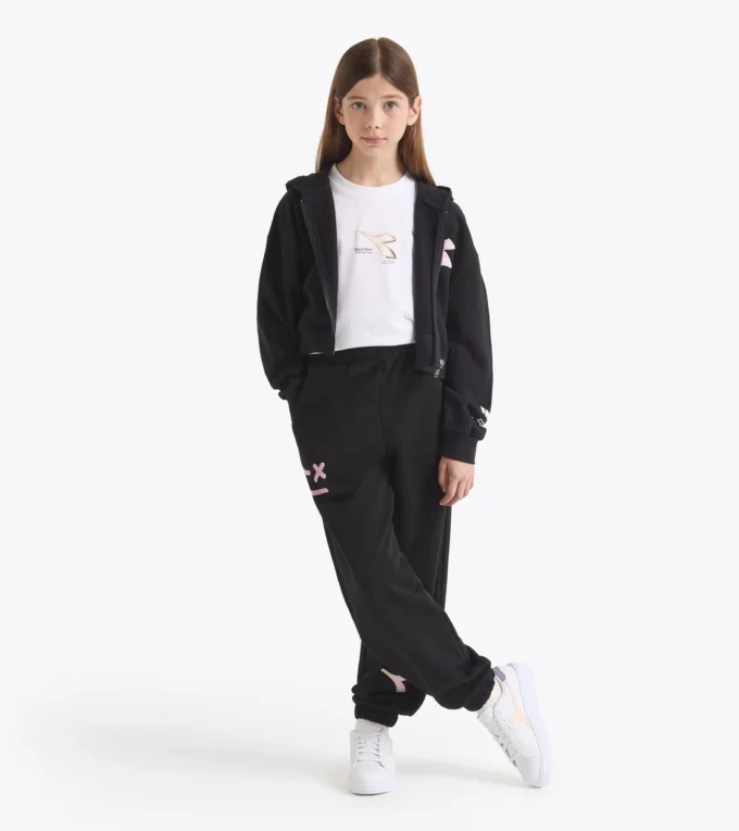 Pantalon de jogging Pink Smile – Confort et ajustement – Fille Pantalon de jogging Pink Smile – Confort et ajustement – Fille