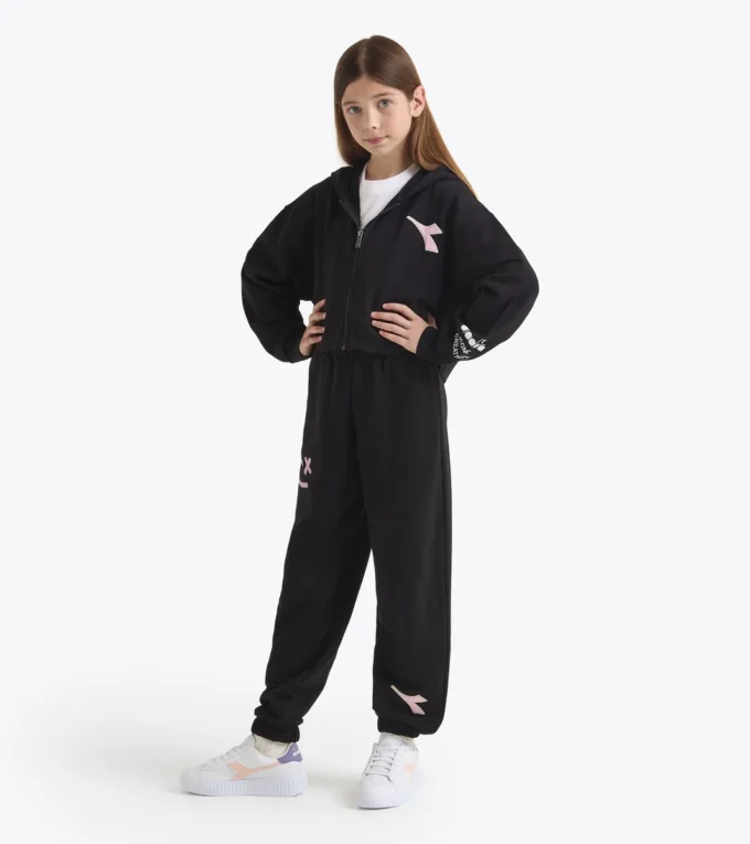 Pantalon de jogging Pink Smile – Confort et ajustement – Fille Pantalon de jogging Pink Smile – Confort et ajustement – Fille
