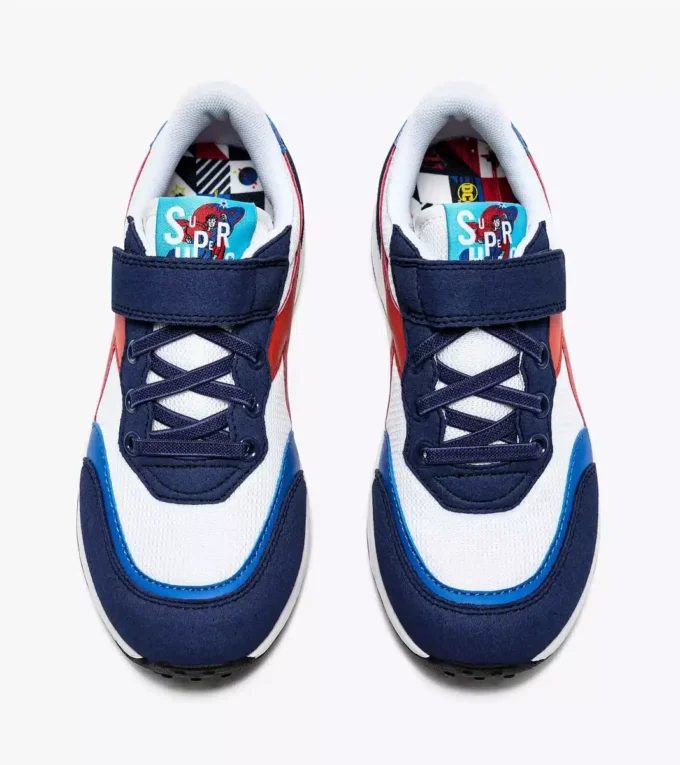 Race Ps Superman Baskets de sport – Garçons – 4 à 8 ans Race Ps Superman Baskets de sport – Garçons – 4 à 8 ans