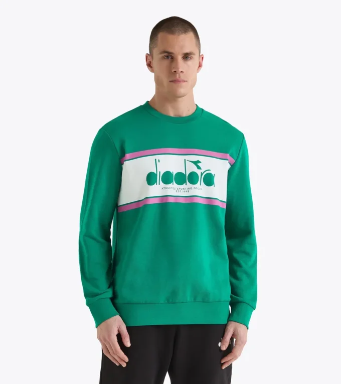 Sweat-shirt Crew Logo Sweat à col rond en coton