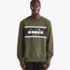 Sweat-shirt Crew Logo Sweat à col rond en coton Sweat-shirt Crew Logo Sweat à col rond en coton