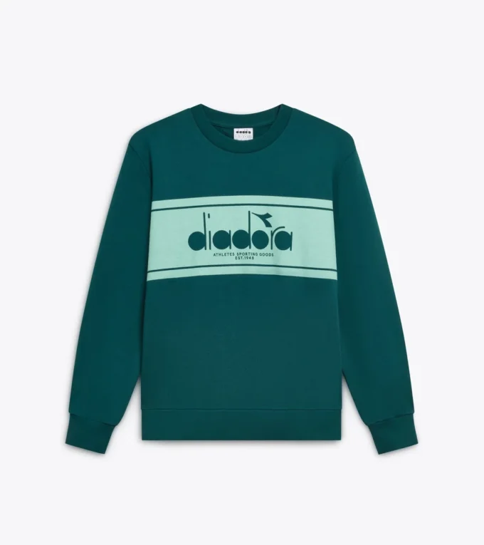 Sweat-shirt Crew Logo Sweat à col rond en coton Sweat-shirt Crew Logo Sweat à col rond en coton