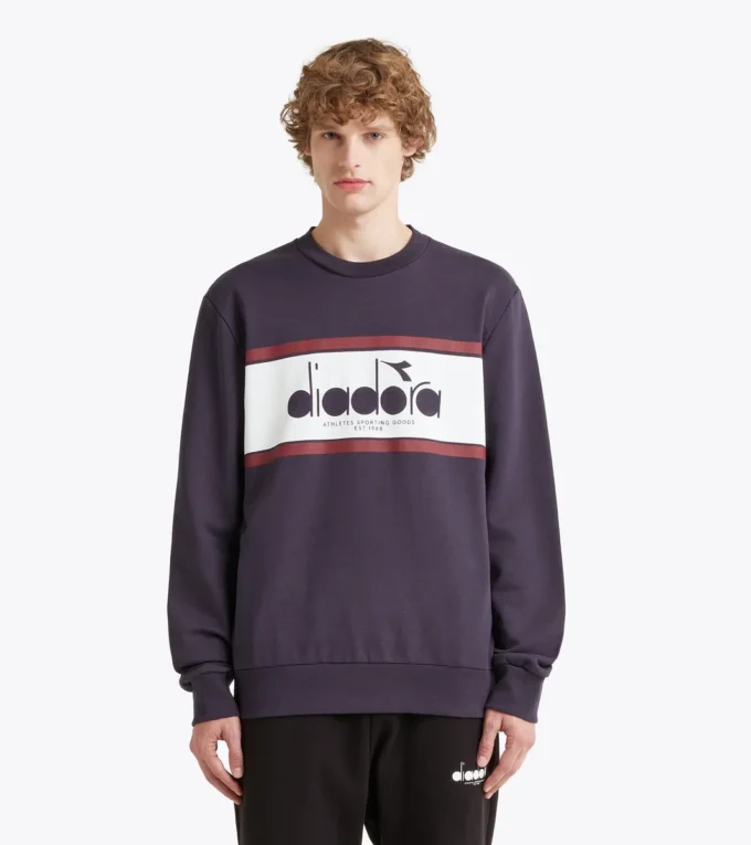Sweat-shirt Crew Logo Sweat à col rond en coton Sweat-shirt Crew Logo Sweat à col rond en coton