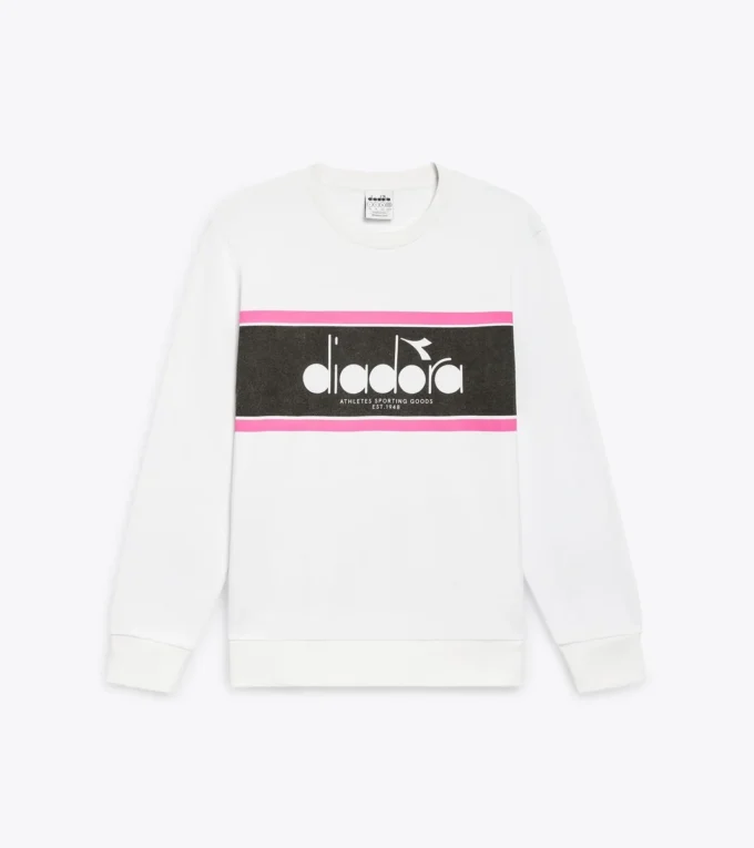 Sweat-shirt Crew Logo Sweat à col rond en coton Sweat-shirt Crew Logo Sweat à col rond en coton